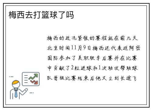 梅西去打篮球了吗